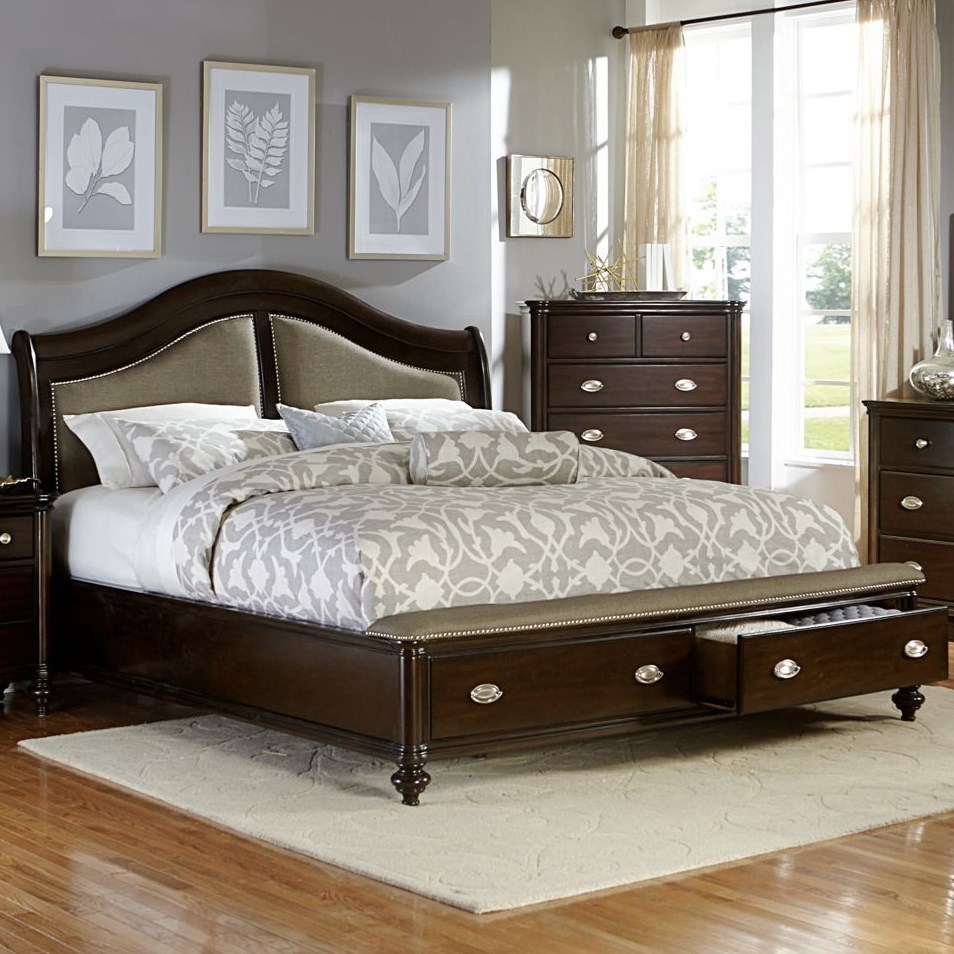 Homelegance Marston 2615DC1+2+3 Queen Storage Bed Corner Furniture